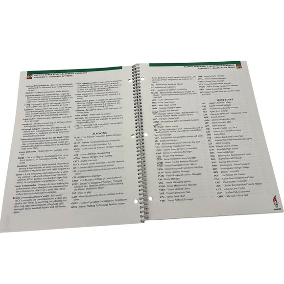 1996 Atlanta Olympics Staff Leadership Handbook + Guide & Catalog Lot Set - Picture 6 of 11